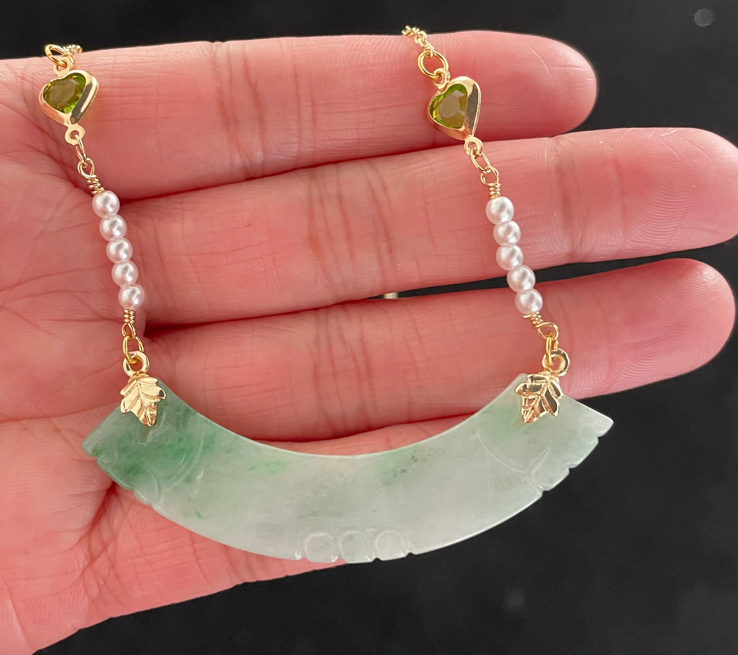 Green Jadeite, 100% Untreated Certified Genuine Type A Burmese Jadeite, Yuheng Jadeite Jade Pendant Necklace, Grade A Jadeite, Burma Jadeite