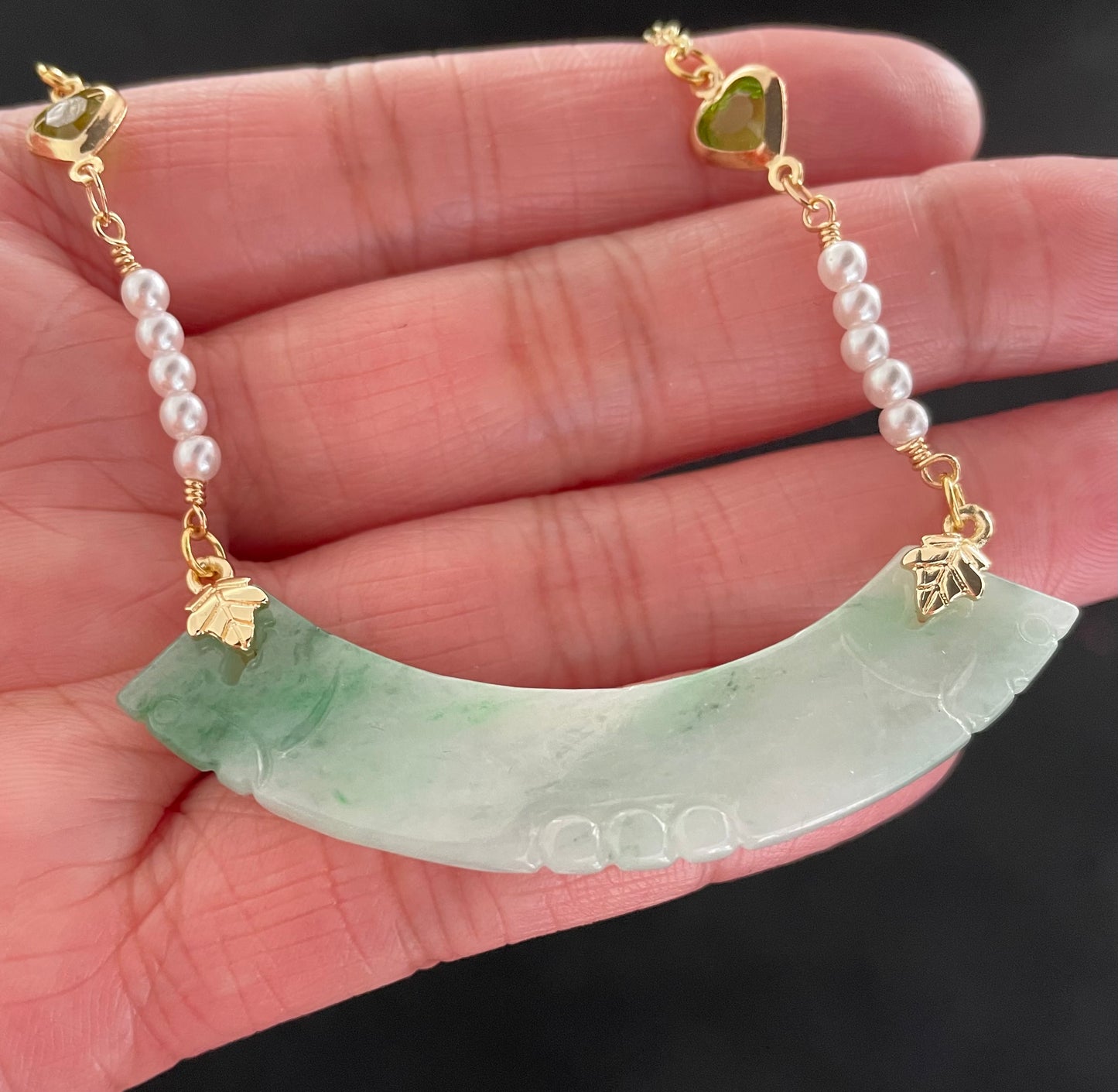 Green Jadeite, 100% Untreated Certified Genuine Type A Burmese Jadeite, Yuheng Jadeite Jade Pendant Necklace, Grade A Jadeite, Burma Jadeite