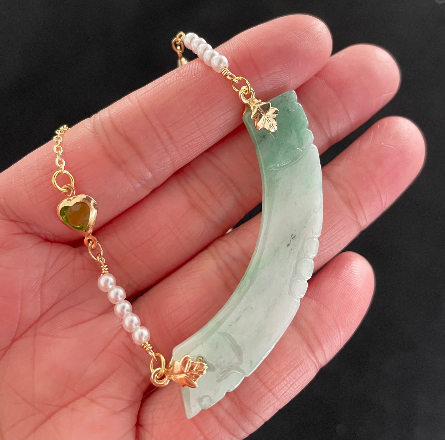 Green Jadeite, 100% Untreated Certified Genuine Type A Burmese Jadeite, Yuheng Jadeite Jade Pendant Necklace, Grade A Jadeite, Burma Jadeite