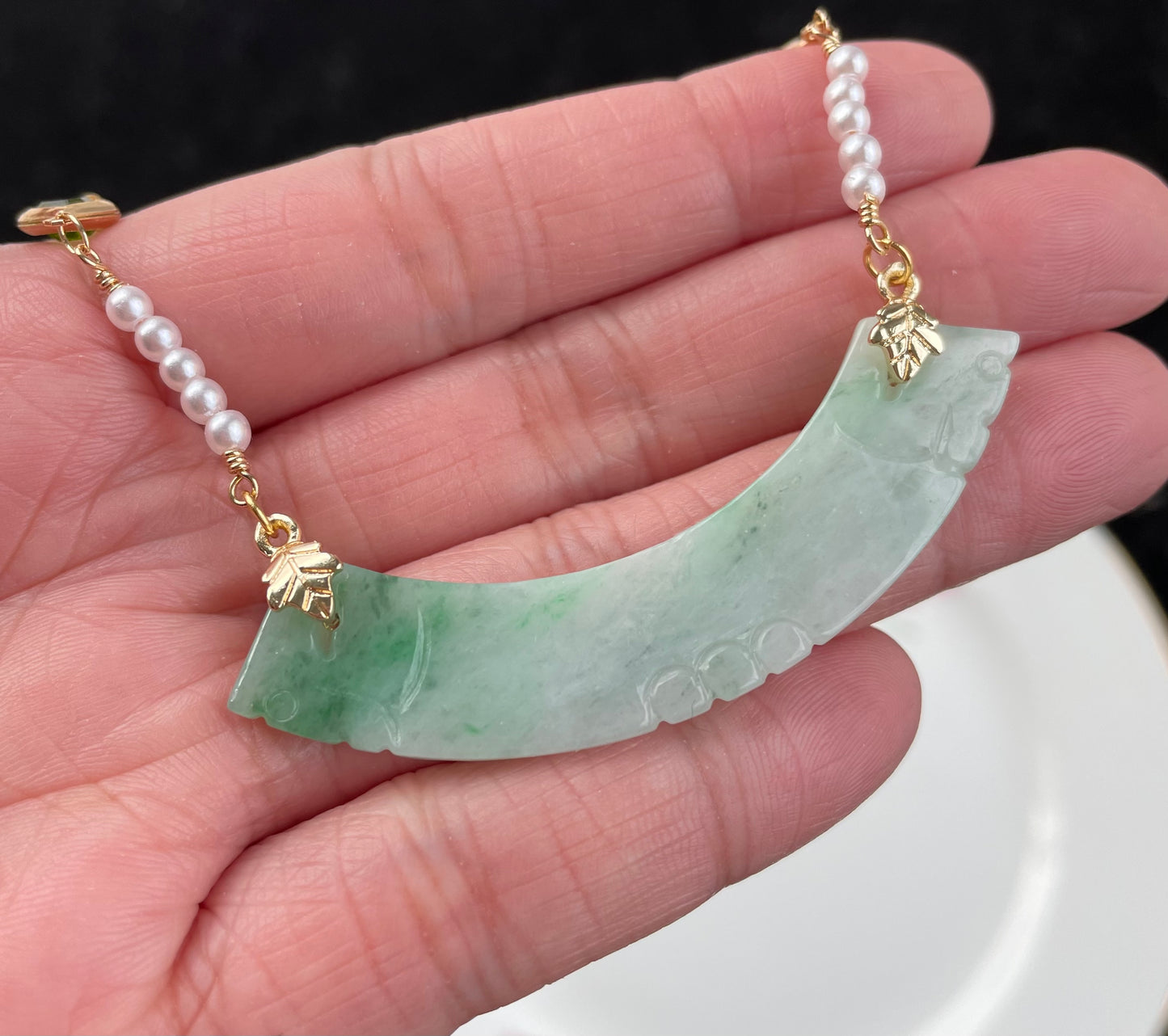 Green Jadeite, 100% Untreated Certified Genuine Type A Burmese Jadeite, Yuheng Jadeite Jade Pendant Necklace, Grade A Jadeite, Burma Jadeite